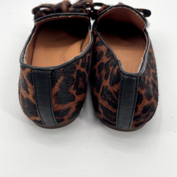 GENTLE SOULS by Kenneth Cole Eugene Ribbon Bow Leopard Loafers // 7 - Picture 6 of 9